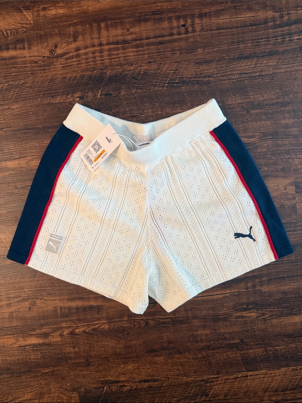Madhappy Puma Collab Pointelle Knitted Shorts
